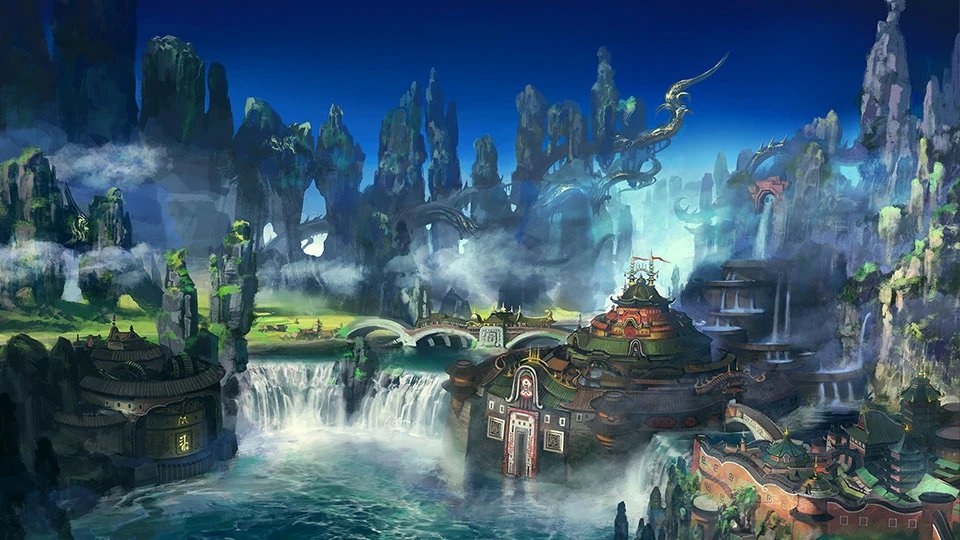 Ezogashima concept art